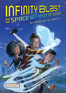 Cover Art for Infinity Blast and the Space Weapon of Doom