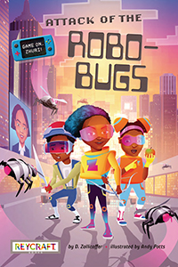 Cover Art for Attack of the Robo-Bugs