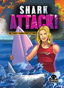 Cover Art for Shark Attack!: Bethany Hamilton