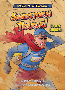 Cover Art for Sandstorm Terror!: Desert Survivor