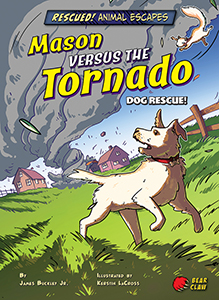 Cover Art for Mason versus the Tornado: Dog Rescue!