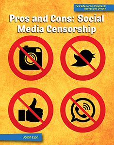 Cover Art for Pros and Cons: Social Media Censorship
