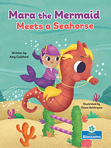 Cover Art for Mara the Mermaid Meets a Seahorse