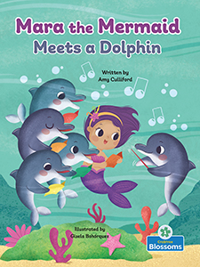Cover Art for Mara the Mermaid Meets a Dolphin