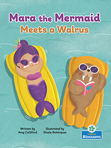 Cover Art for Mara the Mermaid Meets a Walrus