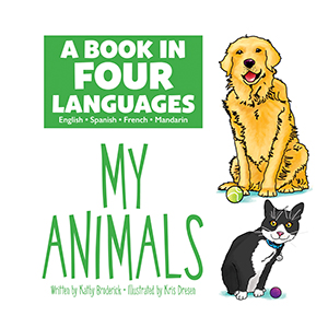 Cover Art for A Book In Four Languages: My Animals
