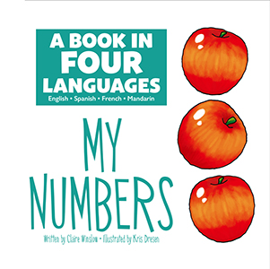 Cover Art for A Book In Four Languages: My Numbers