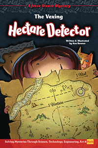 Cover Art for The Vexing Hectare Detector: Solving Mysteries Through Science, Technology, Engineering, Art & Math