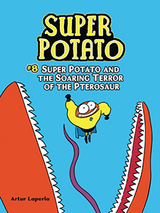 Cover Art for Super Potato and the Soaring Terror of the Pterosaur