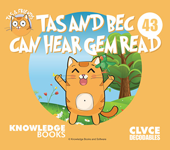 Cover Art for Tas and Bec Can Hear Gem Read