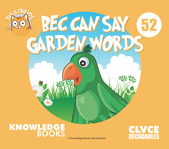 Cover Art for Bec Can Say Garden Words