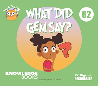 Cover Art for What Did Gem Say?