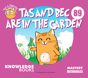 Cover Art for Tas and Bec Are in the Garden