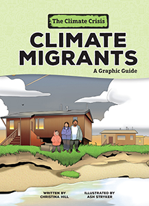 Cover Art for Climate Migrants: A Graphic Guide