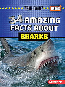 Cover Art for 34 Amazing Facts about Sharks