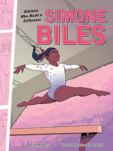 Cover Art for Simone Biles: Athletes Who Made a Difference