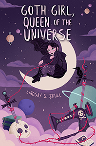 Cover Art for Goth Girl, Queen of the Universe