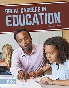 Cover Art for Great Careers in Education