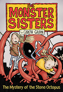 Cover Art for The Monster Sisters and the Mystery of the Stone Octopus