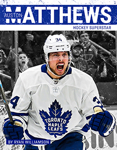 Cover Art for Auston Matthews: Hockey Superstar